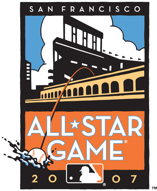 MLB All-Star Game 2007 Alternate Logo v4 iron on transfers for clothing